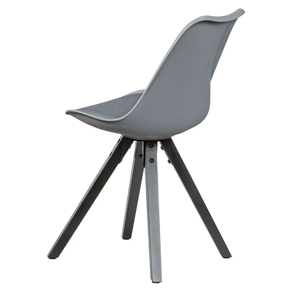 Schalenstühle In Grau & Schwarz - Aspariavo (2er Set) - Image 4