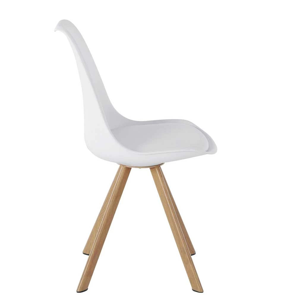 Schalenstühle In Weiß PP & Kunstleder - Pila (2er Set) - Image 4