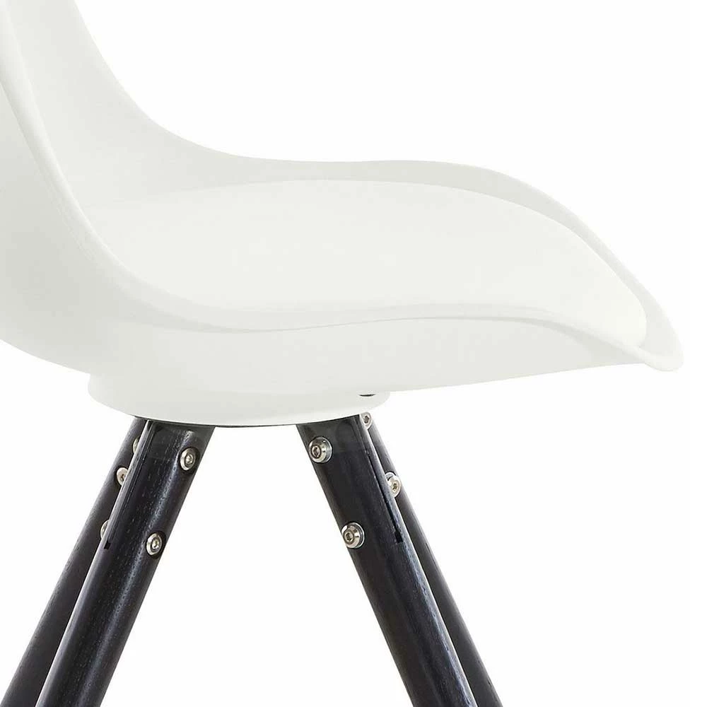 Schalenstühle In Weiß & Schwarz - Egina (2er Set) - Image 6