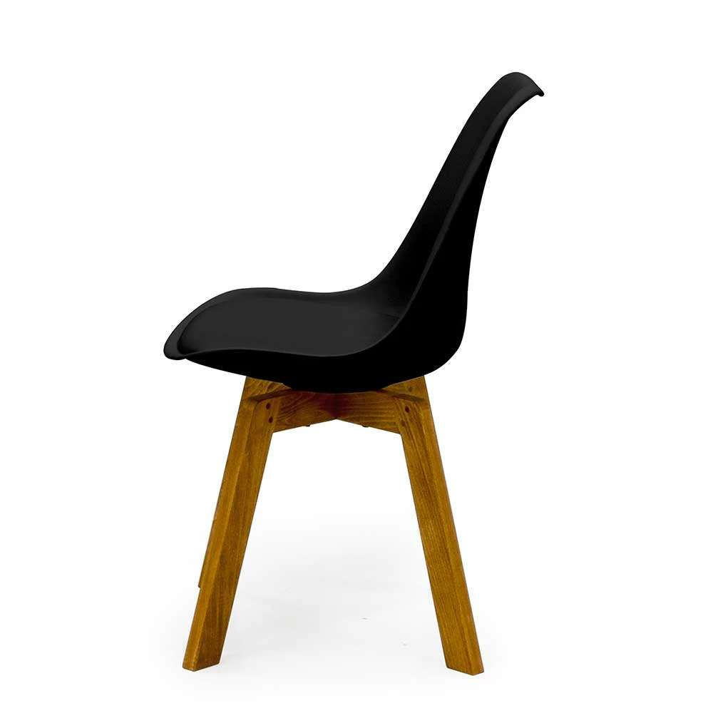 Schalenstühle Mit Holzgestell - Jaysono (4er Set) - Image 4