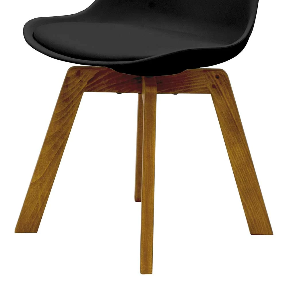 Schalenstühle Mit Holzgestell - Jaysono (4er Set) - Image 6