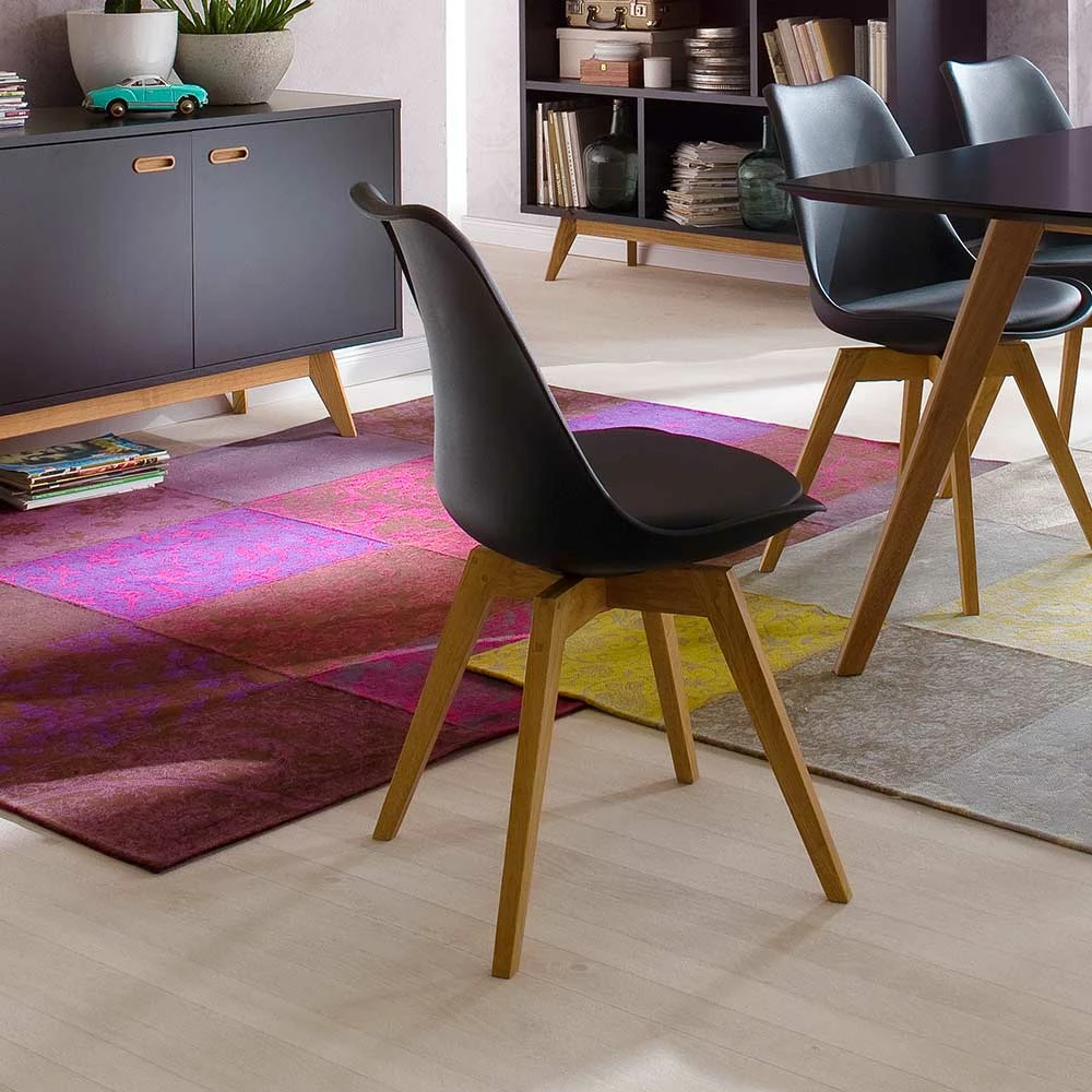 Schalenstuhl Coritanta In Schwarz (2er Set) - Image 2