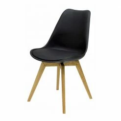 Schalenstuhl Coritanta In Schwarz (2er Set)