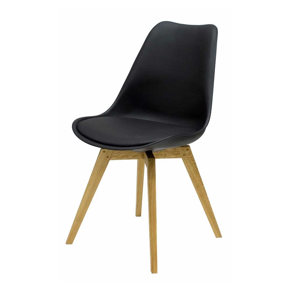 Schalenstuhl Coritanta In Schwarz (2er Set)