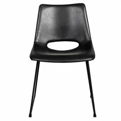 Schwarze Esstisch Stühle Mit Bügelgestell - Birt (2er Set) 10 Schwarze Esstisch Stühle Mit Bügelgestell - Birt (2er Set) -Malott-Shop schwarze esstisch stuehle mit buegelgestell aus stahl kunstleder birt 02