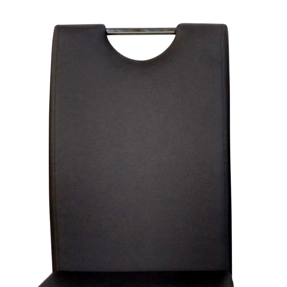 Schwarze Kunstleder Stühle Mit Schwinggestell - Taranta (4er Set) - Image 5