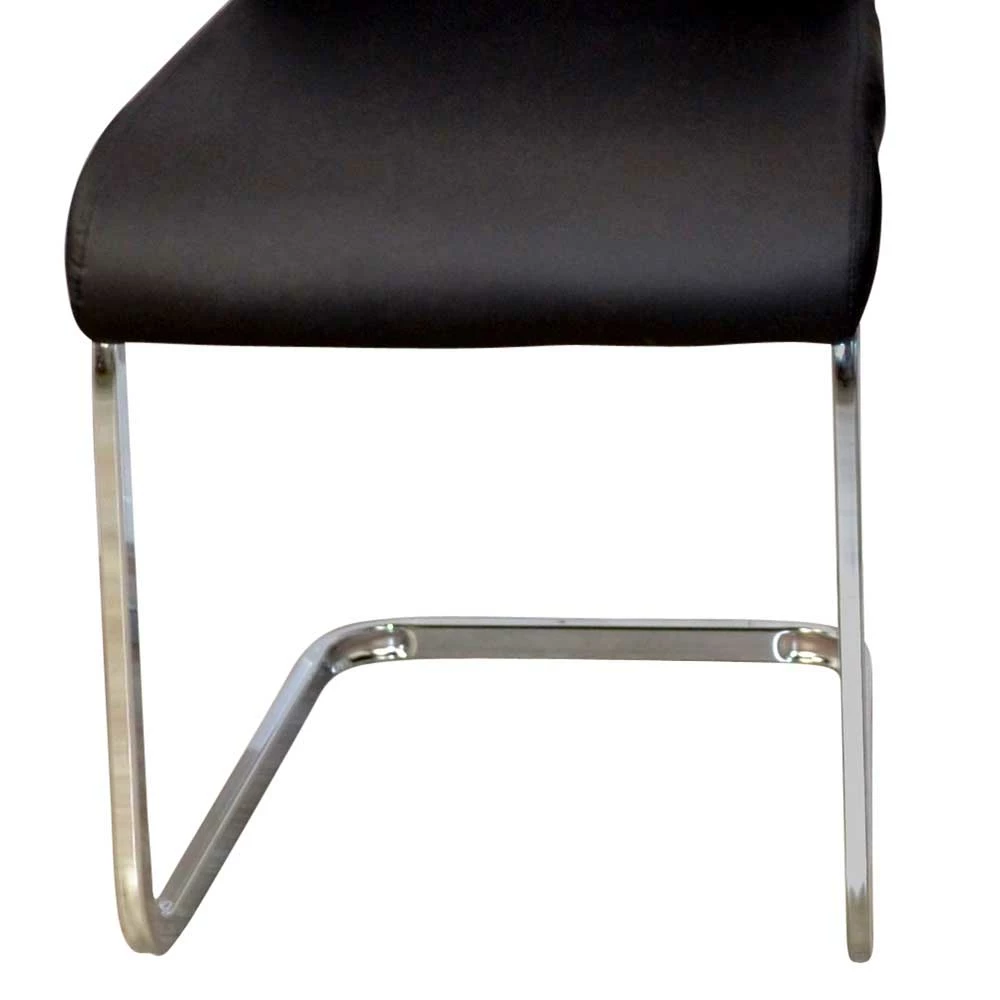 Schwarze Kunstleder Stühle Mit Schwinggestell - Taranta (4er Set) - Image 6