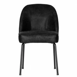 Schwarze Stühle Aus Recyclingleder - Amaikan (2er Set) -Malott-Shop schwarze stuehle aus recyclingleder und stahl amaikan 02