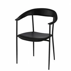 Schwarzer Armlehnenstuhl Für Esstisch - Pullman (4er Set)