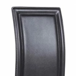 Schwarzer Esstischstuhl Buono Mit Kunstleder (4er Set) 4 Schwarzer Esstischstuhl Buono Mit Kunstleder (4er Set) -Malott-Shop schwarzer esstischstuhl mit kunstleder metall buono 02