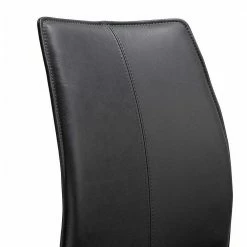 Schwarzer Lederstuhl Für Esstische - Norma (2er Set) 3 Schwarzer Lederstuhl Für Esstische - Norma (2er Set) -Malott-Shop schwarzer lederstuhl fuer esstische in modernem design norma 02