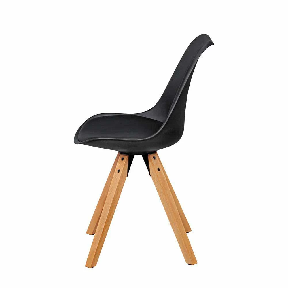 Schwarzer Schalenstuhl Montes Im Retro Design (2er Set) - Image 5