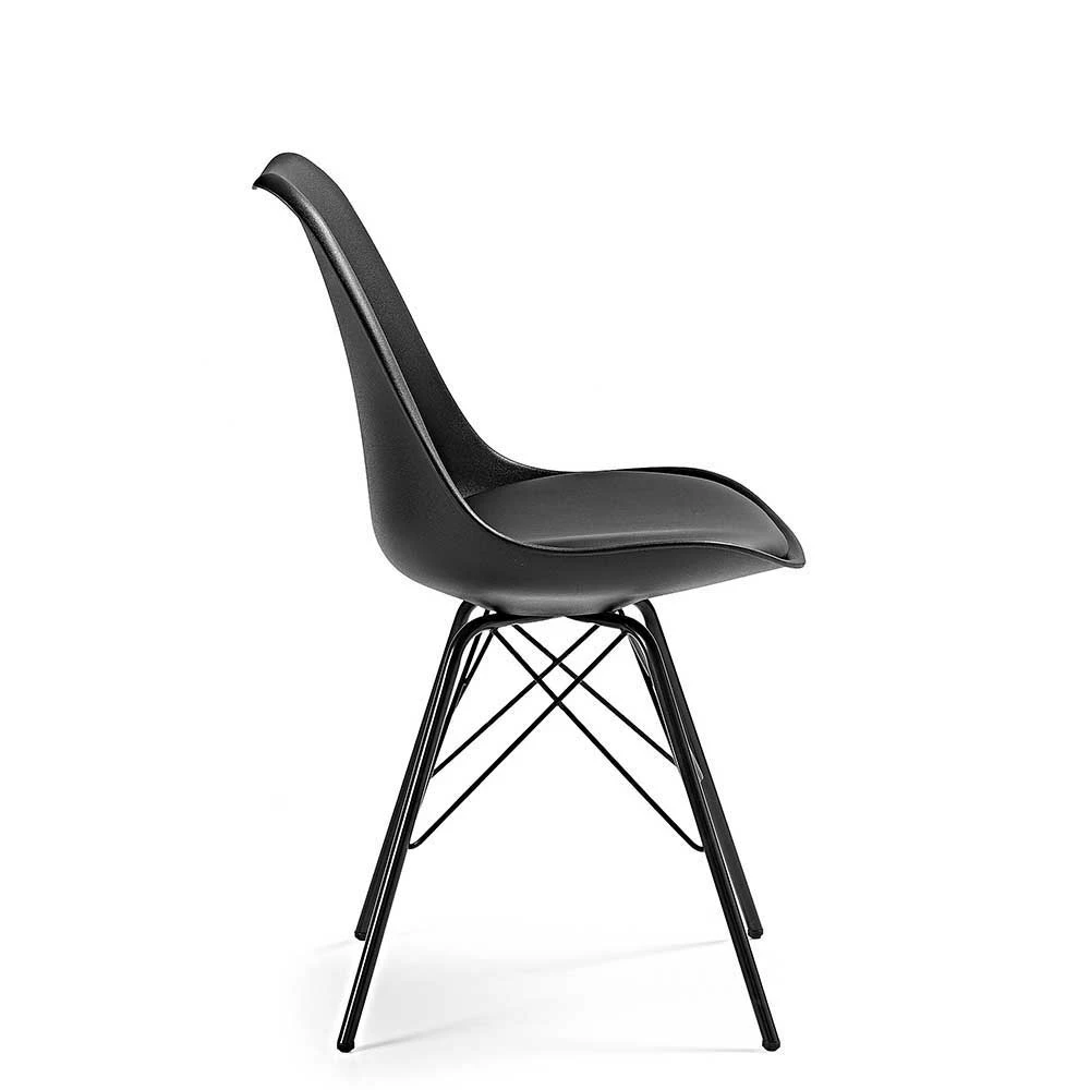 Schwarzer Stuhl Mit Sitzschale - Termingo (4er Set) - Image 3