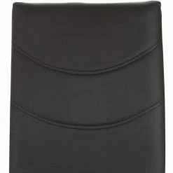 Schwarzer Swingstuhl Mit Hoher Lehne - Segatus (2er Set) -Malott-Shop schwarzer swingstuhl mit hoher lehne aus kusntleder mit chromgestell segatus 04