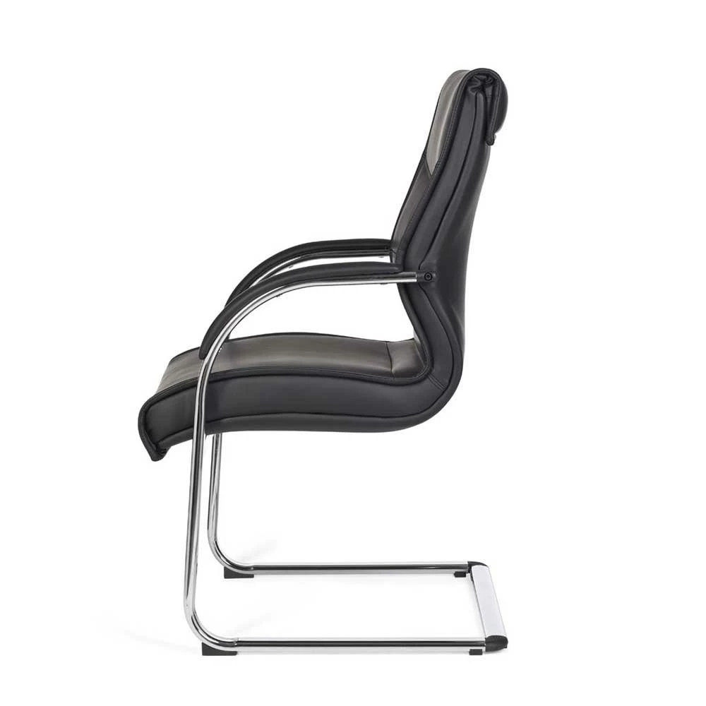 Schwingsessel In Schwarz Kunstleder - Looks - Image 4