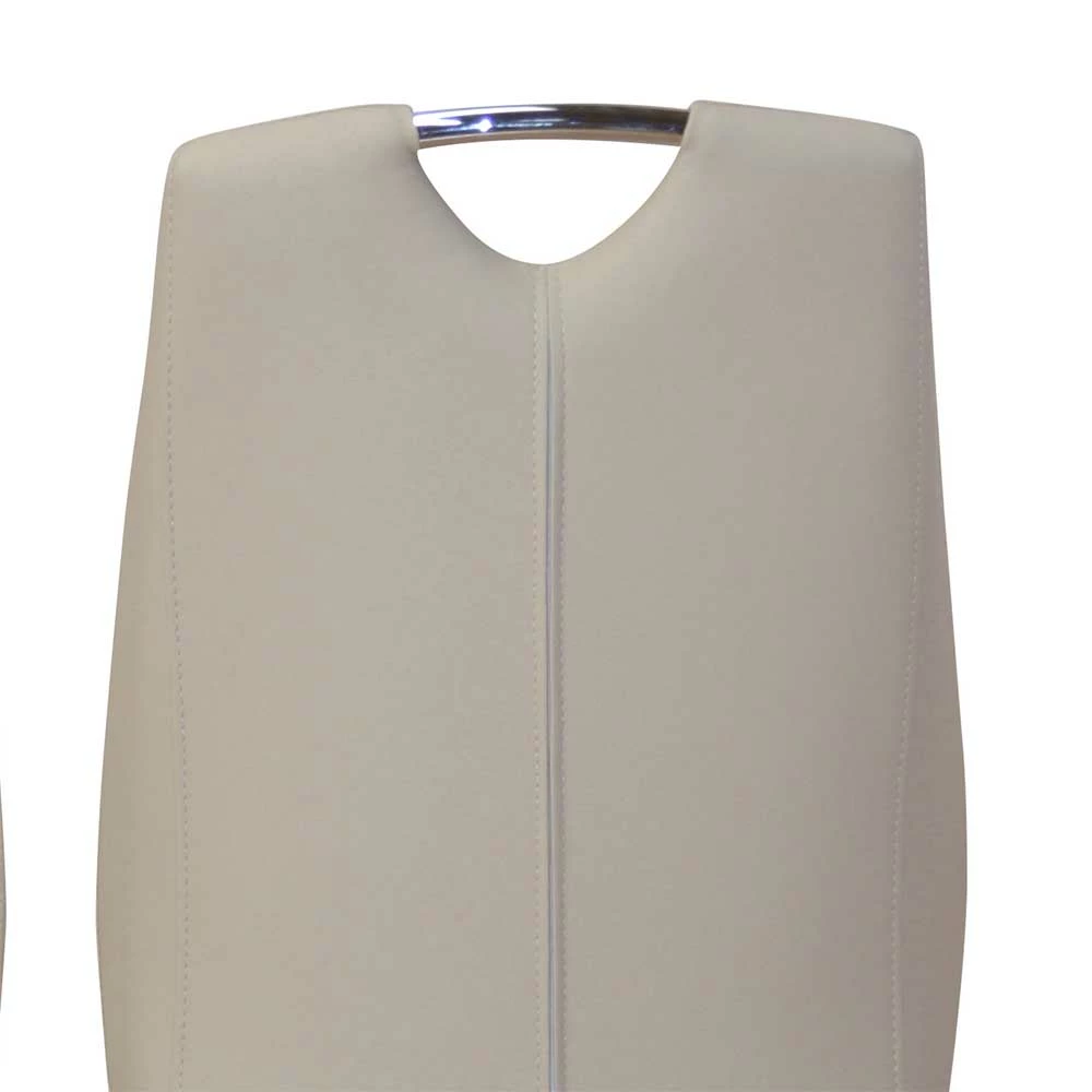 Schwingstuhl Flemingo In Beige Kunstleder (2er Set) - Image 6