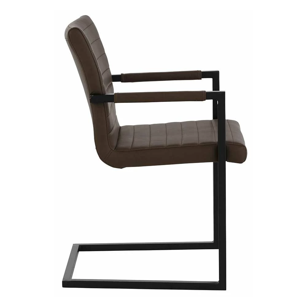 Sessel Als Freischwinger In Braun - Paytons (2er Set) - Image 3