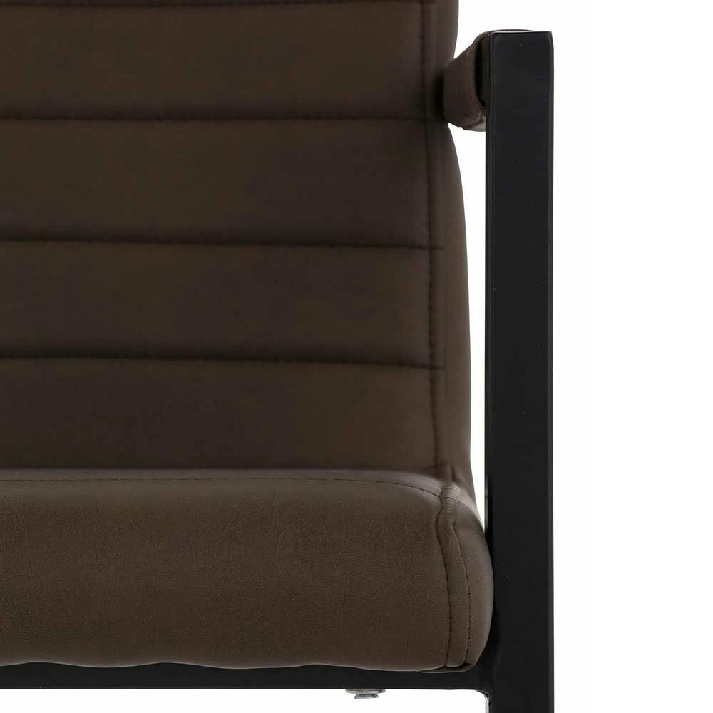 Sessel Als Freischwinger In Braun - Paytons (2er Set) - Image 6