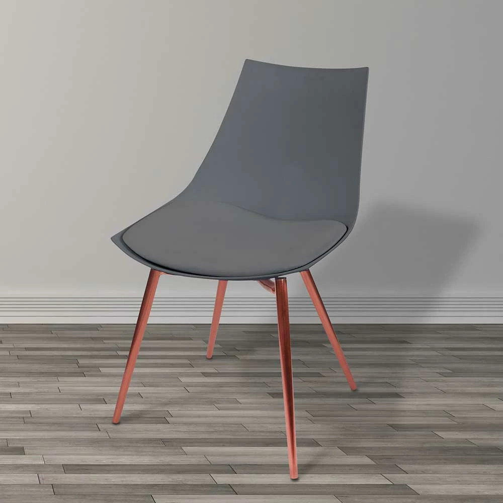 Set Esszimmerstuhl In Grau & Kupfer - Lnyza (4er Set) - Image 3