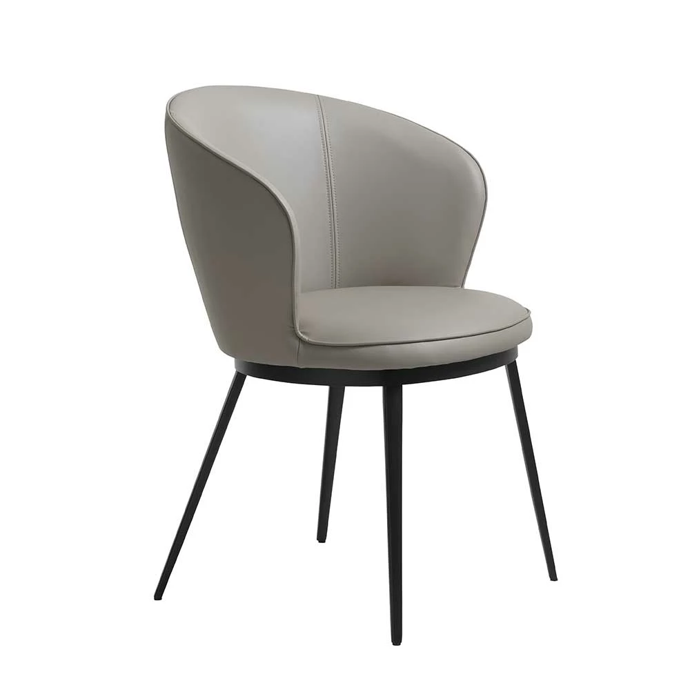 Skandi Polsterstuhl Mit Runder Lehne - Marcesion - Image 2