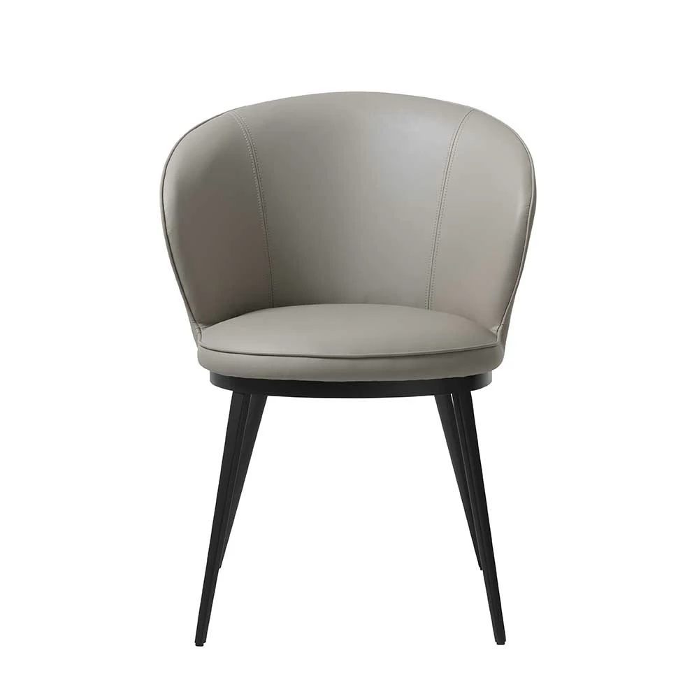 Skandi Polsterstuhl Mit Runder Lehne - Marcesion - Image 3