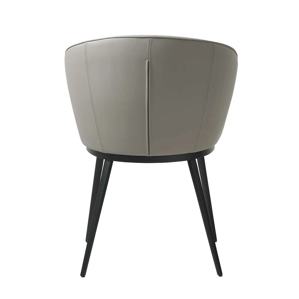 Skandi Polsterstuhl Mit Runder Lehne - Marcesion - Image 5