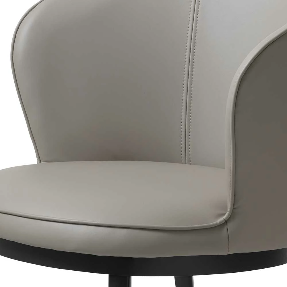 Skandi Polsterstuhl Mit Runder Lehne - Marcesion - Image 6