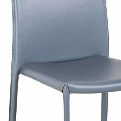 Stapelbarer Hochlehner In Grau Anca Kunstleder (4er Set) 4 Stapelbarer Hochlehner In Grau Anca Kunstleder (4er Set) -Malott-Shop stapelbarer hochlehner in grau kunstleder metall anca 02