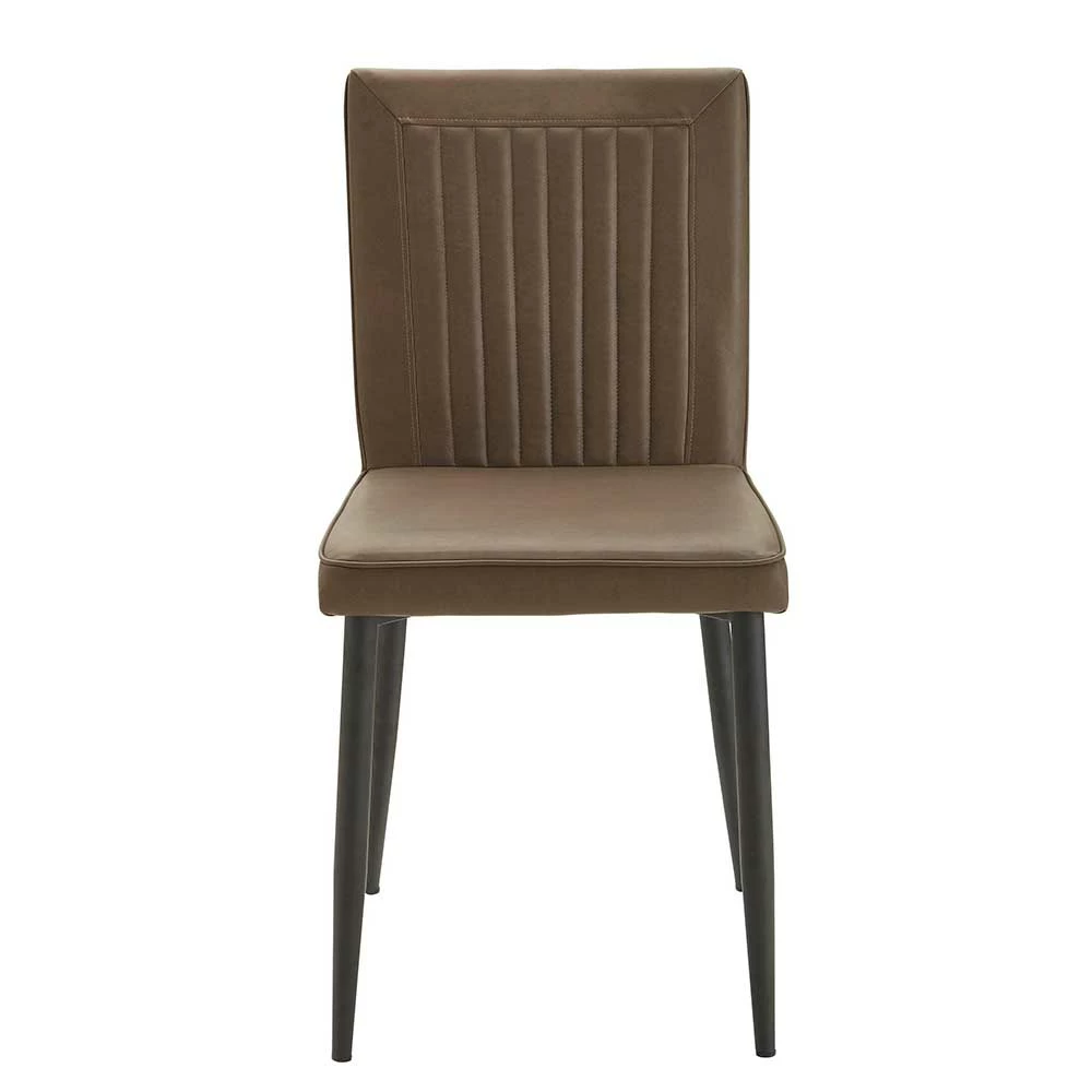 Stühle In Braun Kunstleder - Freiburg (2er Set) - Image 2
