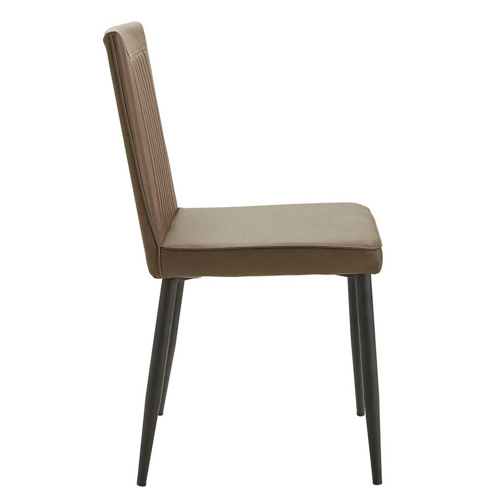 Stühle In Braun Kunstleder - Freiburg (2er Set) - Image 3