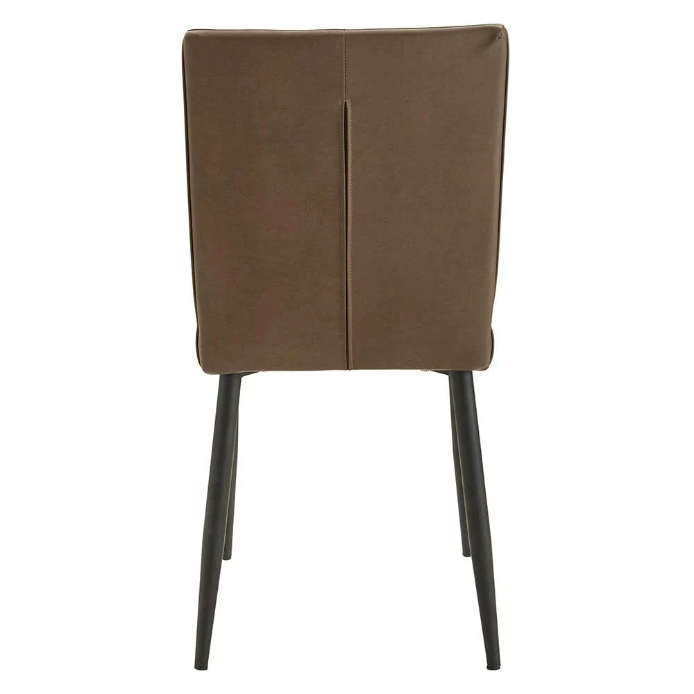 Stühle In Braun Kunstleder - Freiburg (2er Set) - Image 4