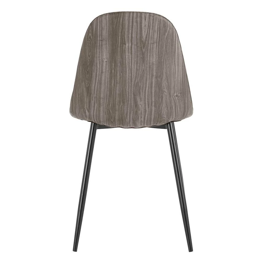 Stuhl Aus Kunstleder Mit Holz Dekor - Montnerano (2er Set) - Image 4