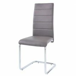 Stuhl Mit Schwinggestell Chrom - Milana (Set)