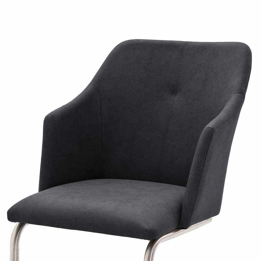 Swing Tischsessel In Anthrazit - Pradisio (2er Set) - Image 3