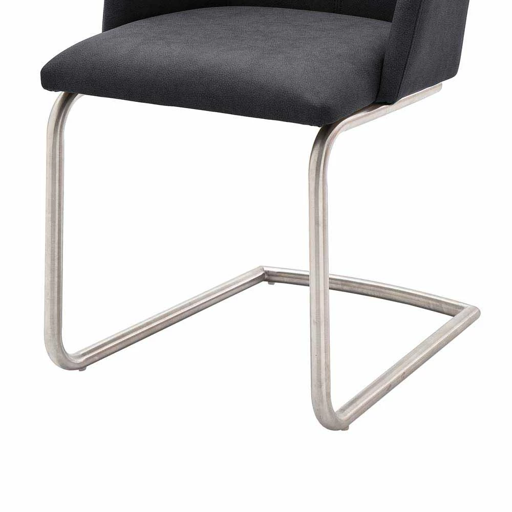 Swing Tischsessel In Anthrazit - Pradisio (2er Set) - Image 4