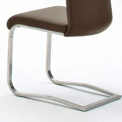 Swingstuhl Albin In Braun (2er Set) -Malott-Shop swingstuhl braun edelstahlgestell albin 04