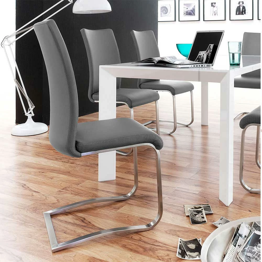 Swingstuhl Viviane In Grau (2er Set) - Image 3