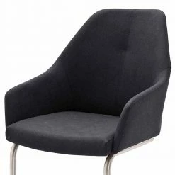 Tischsessel Als Freischwinger - Linie (2er Set) 4 Tischsessel Als Freischwinger - Linie (2er Set) -Malott-Shop tischsessel als freischwinger in anthrazit kunstleder linie 02