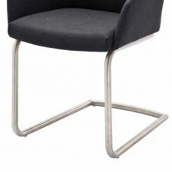 Tischsessel Als Freischwinger - Linie (2er Set) 5 Tischsessel Als Freischwinger - Linie (2er Set) -Malott-Shop tischsessel als freischwinger in anthrazit kunstleder linie 03