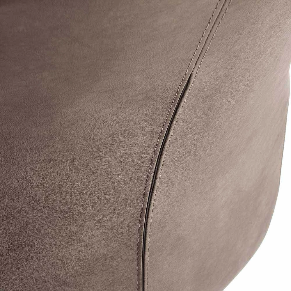 Tischsessel in Schlamm Kunstleder Doraz mit X-Form Edelstahl-Gestell (2er Set) Tischsessel In Schlamm Kunstleder Doraz Mit X-Form Edelstahl-Gestell (2er Set) -Malott-Shop tischsessel in schlamm kunstleder mit x form edelstahl gestell doraz 04