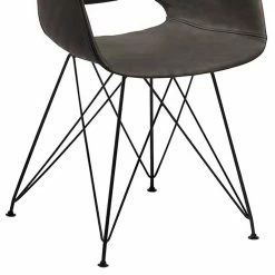 Toller Armlehnen Schalenstuhl In Grau - Castellon (2er Set) -Malott-Shop toller armlehnen schalenstuhl in grau mit trapezgestell castellon 04