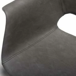 Toller Armlehnen Schalenstuhl In Grau - Castellon (2er Set) -Malott-Shop toller armlehnen schalenstuhl in grau mit trapezgestell castellon 05