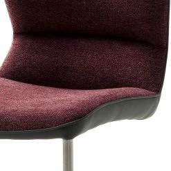 Topp Freischwinger Mit Chenille - Laglia (2er Set) 6 Topp Freischwinger Mit Chenille - Laglia (2er Set) -Malott-Shop topp freischwinger mit chenille in dunkelrot laglia 04