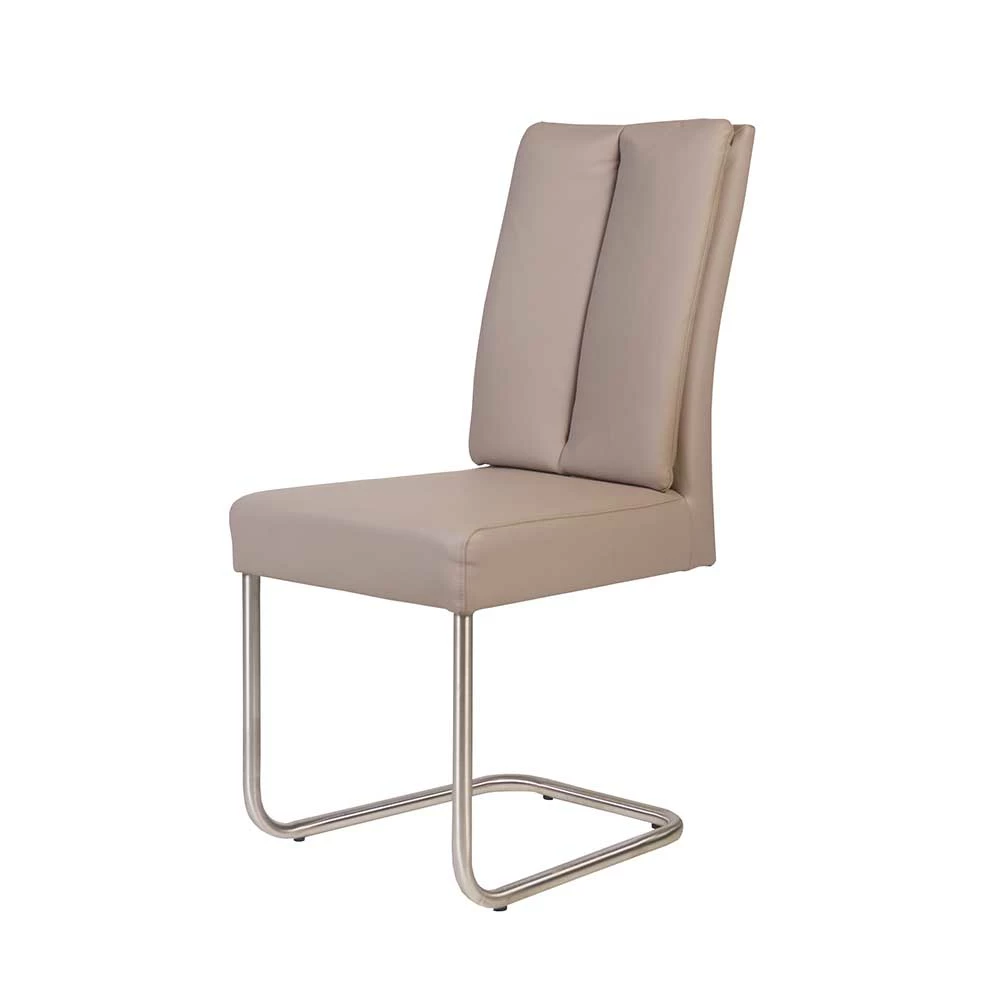 Topp Schwingstühle in Schlammfarben - Charlene (2er Set) Topp Schwingstühle In Schlammfarben - Charlene (2er Set) -Malott-Shop topp schwingstuehle in schlammfarben kunstleder mit edelstahl charlene 01