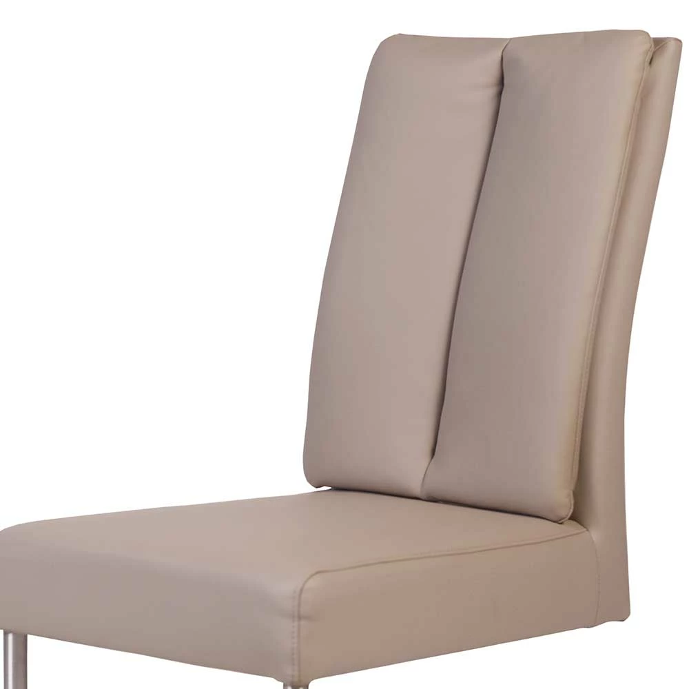 Topp Schwingstühle in Schlammfarben - Charlene (2er Set) Topp Schwingstühle In Schlammfarben - Charlene (2er Set) -Malott-Shop topp schwingstuehle in schlammfarben kunstleder mit edelstahl charlene 05