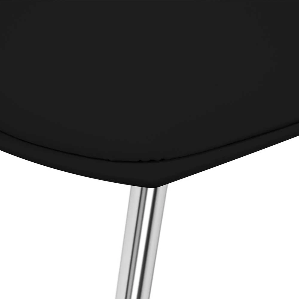 Vier Stühle In Schwarz & Chrom - Mutoni (4er Set) - Image 6