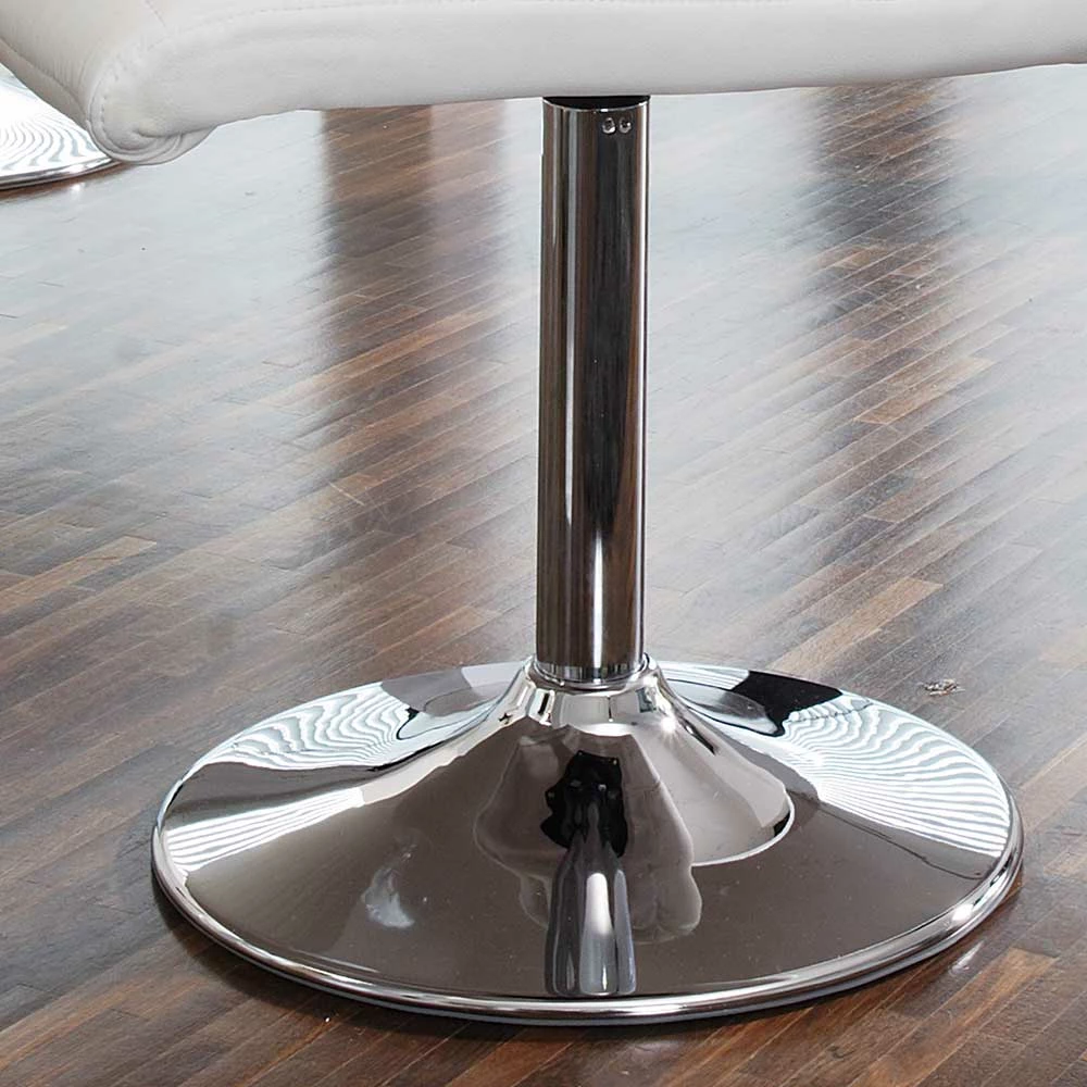 Weiße Stühle Drehbar - Basel (4er Set) - Image 4