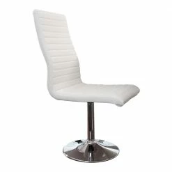 Weiße Stühle Drehbar - Basel (4er Set)