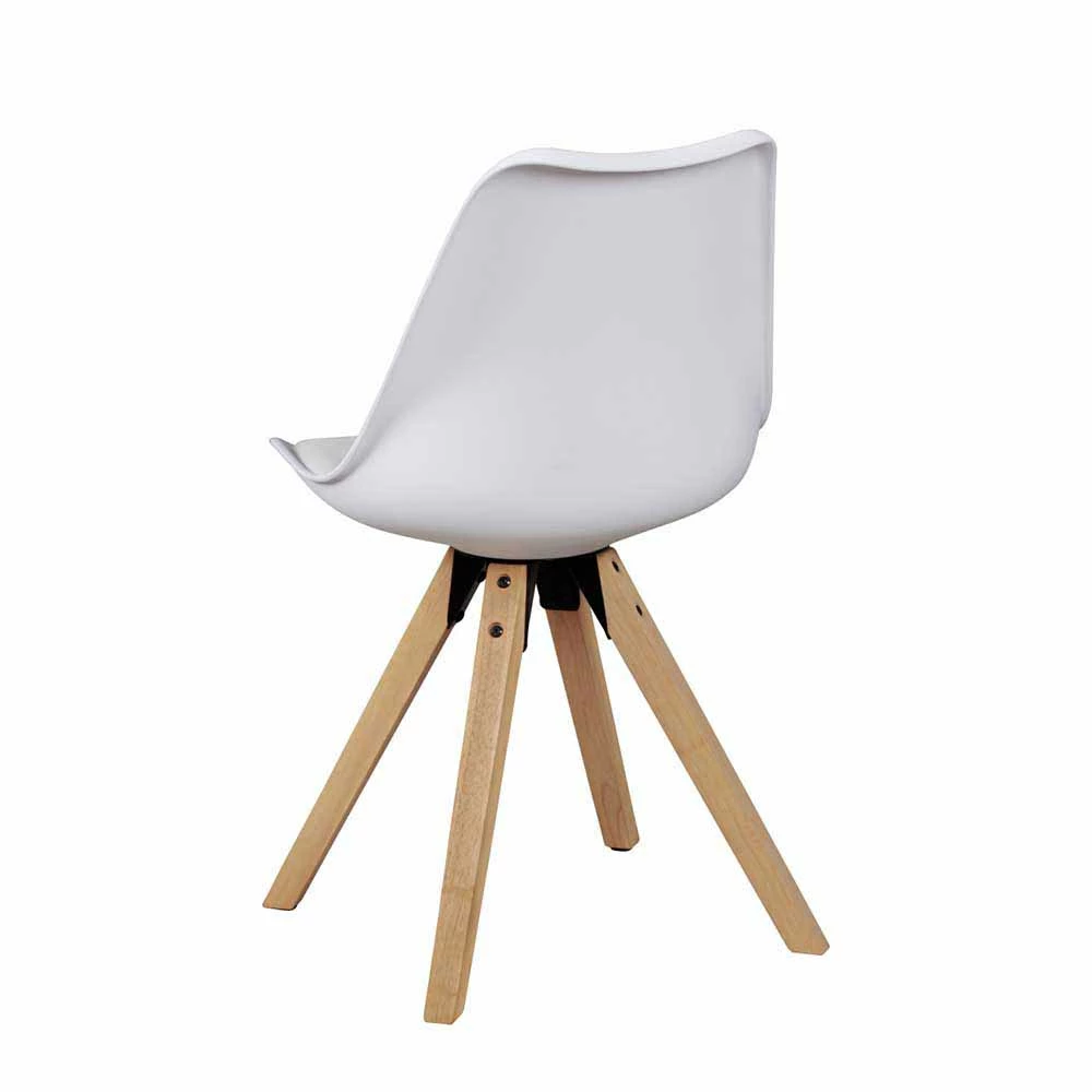 Weißer Esszimmerstuhl Magies mit Kunstleder (2er Set) Weißer Esszimmerstuhl Magies Mit Kunstleder (2er Set) -Malott-Shop weisser esszimmerstuhl kunstleder schalensitz magies 05