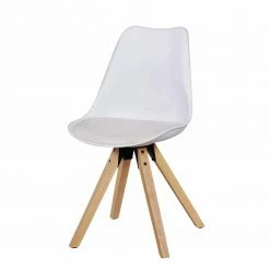 Weißer Esszimmerstuhl Magies Mit Kunstleder (2er Set)